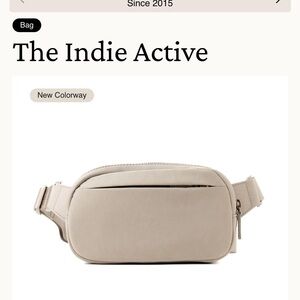 Andar The Indie Active Belt Bag NWT Fog